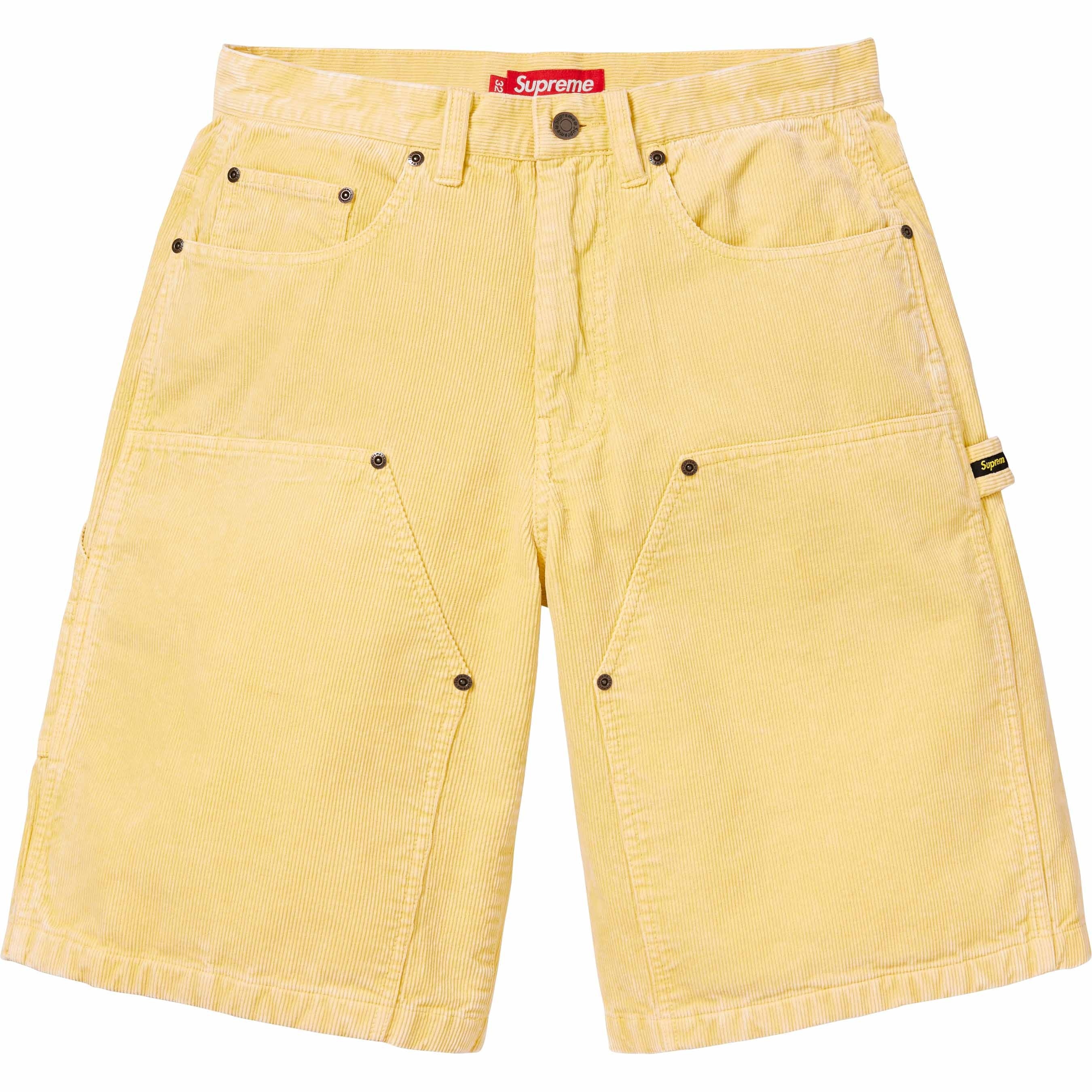 Washed Corduroy Double Knee Painter Short view 8